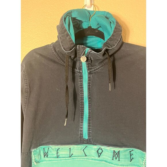 Welcome Skate Jacket Anorak Teal Medium - Picture 5 of 10